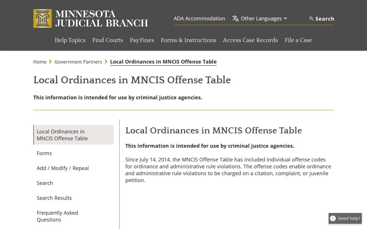Polk County civil docket ordinance court record source