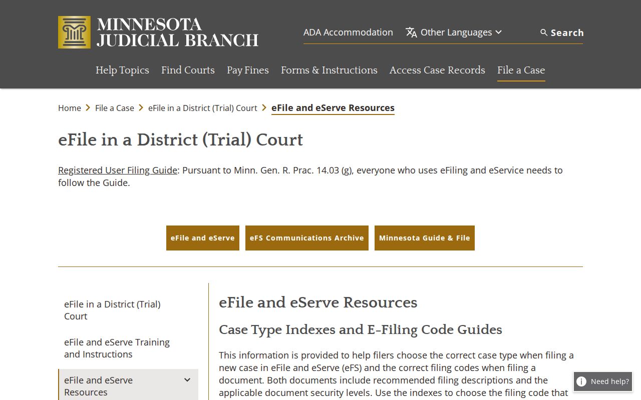 Polk County civil docket eFS filing resources